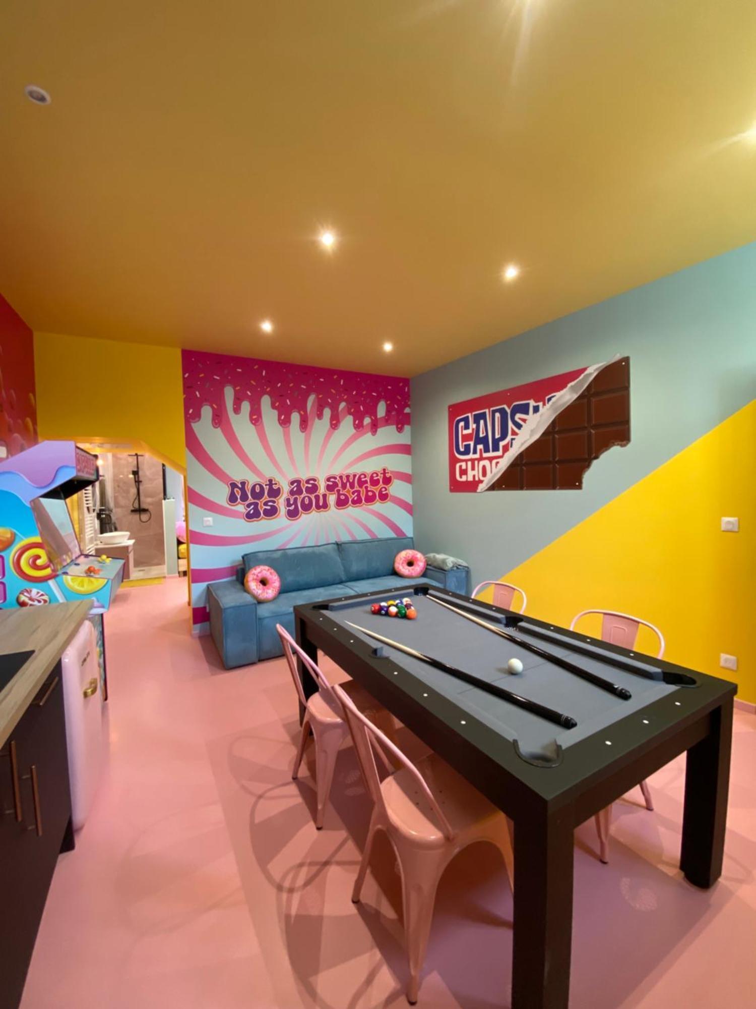 Capsule Bonbon - Balneo - Sauna - Billard - Nintendo Switch Douai Exteriér fotografie