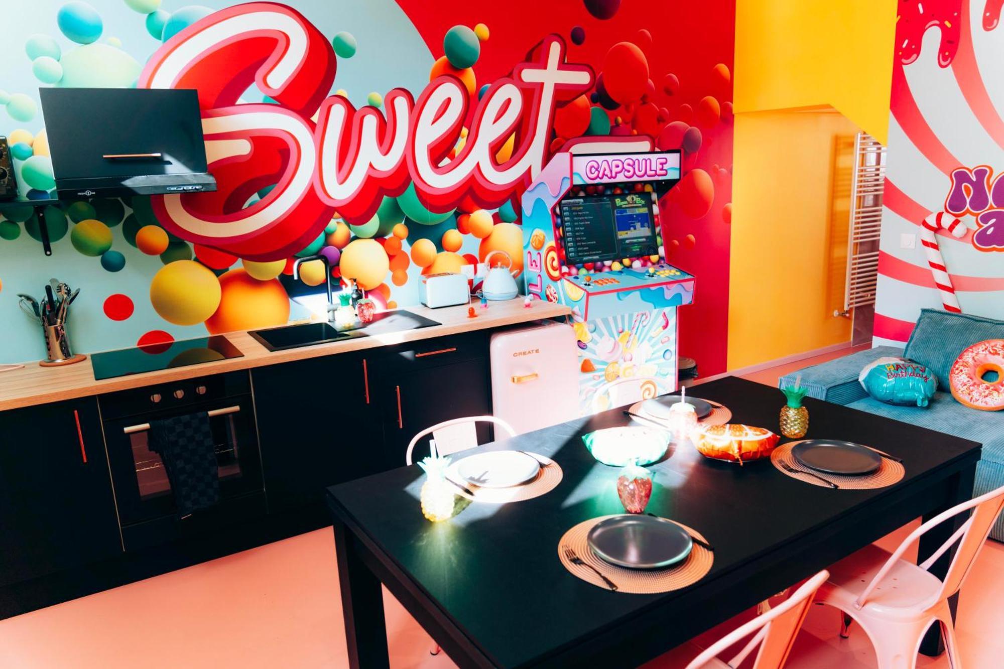 Capsule Bonbon - Balneo - Sauna - Billard - Nintendo Switch Douai Exteriér fotografie