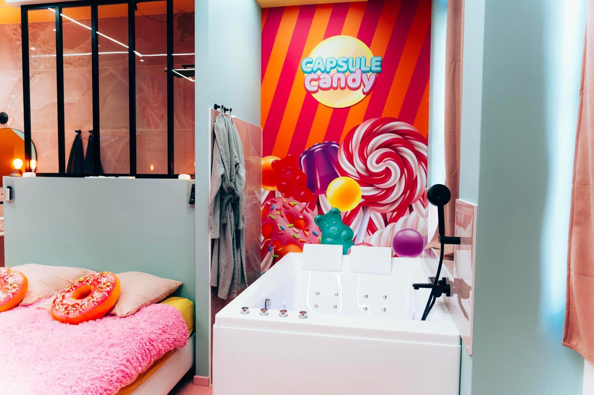 Capsule Bonbon - Balneo - Sauna - Billard - Nintendo Switch Douai Exteriér fotografie