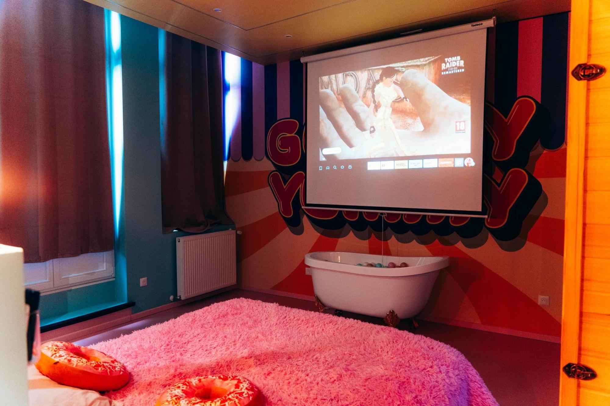 Capsule Bonbon - Balneo - Sauna - Billard - Nintendo Switch Douai Exteriér fotografie