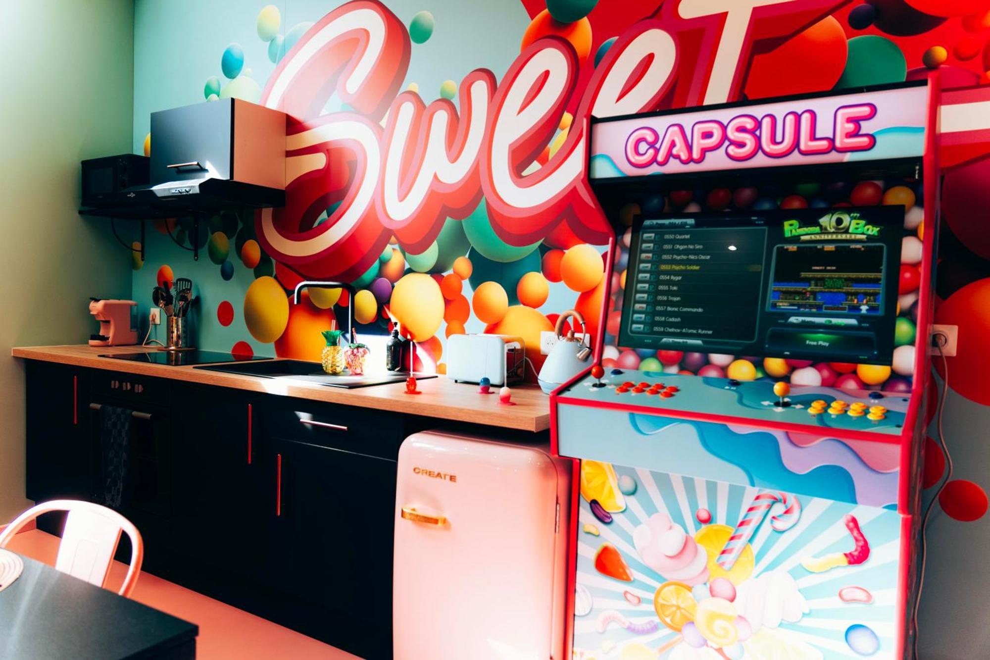 Capsule Bonbon - Balneo - Sauna - Billard - Nintendo Switch Douai Exteriér fotografie